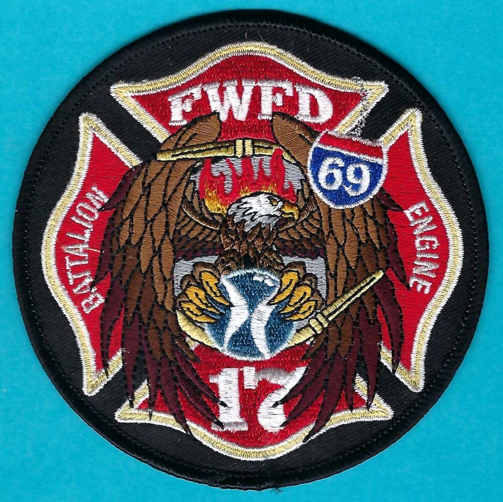 FORT WAYNE INDIANA ENGINE COMPANY 17 FIRE PATCH