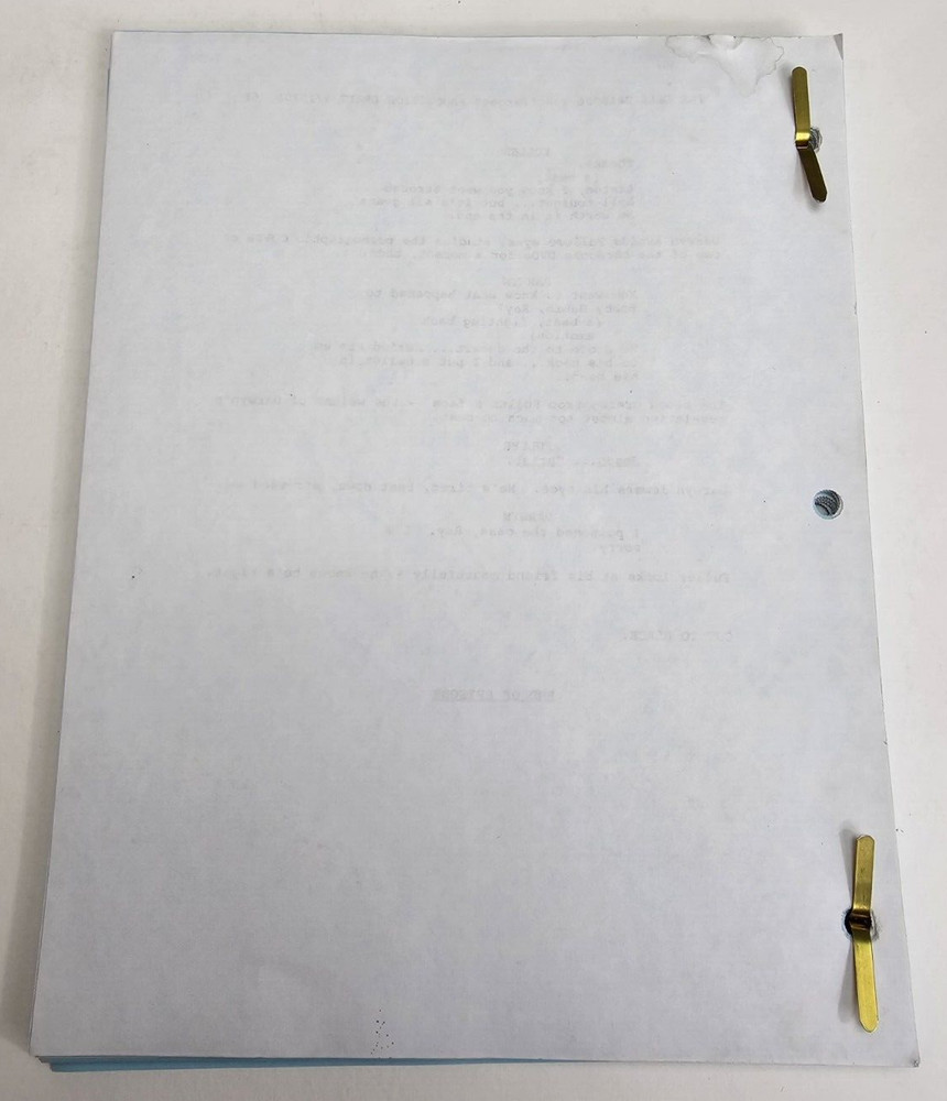SLEEPER CELL / Ethan Reiff 2005 TV Script, Michael Ealy & Oded Fehr "Target"