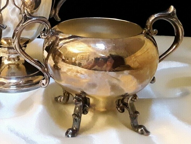 Vintage Silver Plated Sugar Bowl Hallmarks