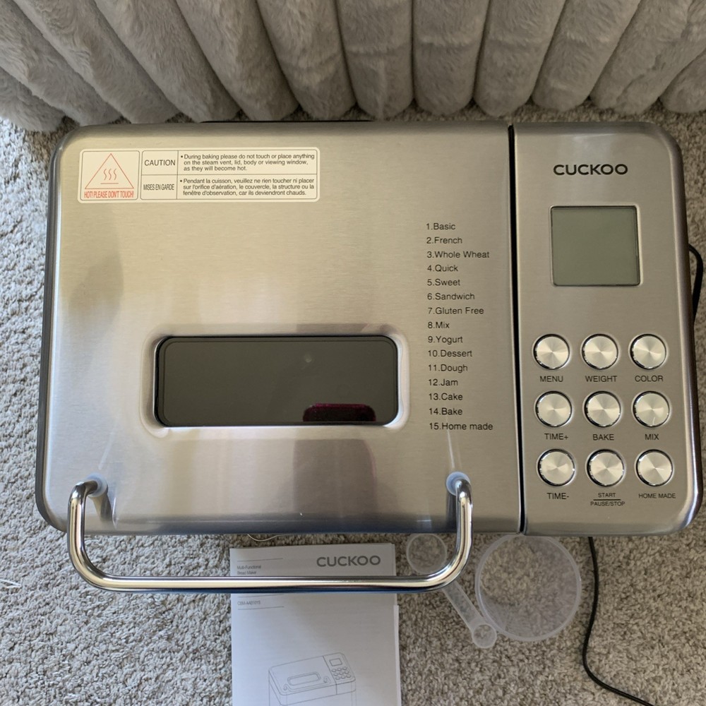 Cuckoo 2.2 lb. Multifunctional Bread Maker (CBM-AAB101S)