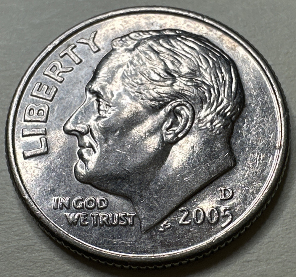 2005 D Roosevelt Dime 10C 1477X