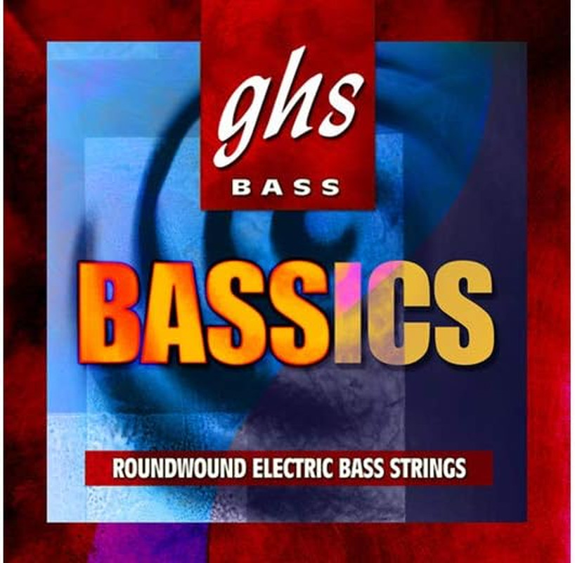 M6000 4-String Bassics, Nickel-Plated Electric Bass Strings, Long Scale, Medium