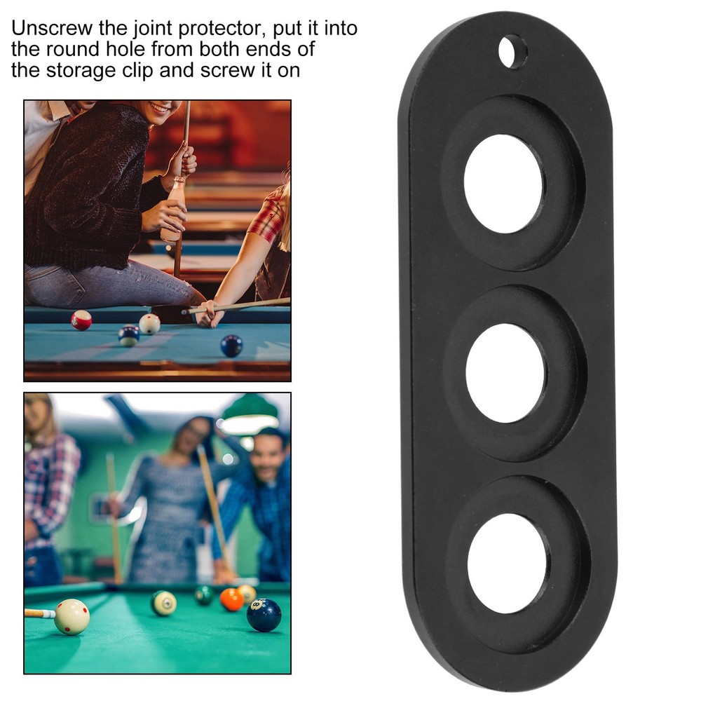 3 Hole Joint Protector Clamp For Billiard Cue Storage EIBW