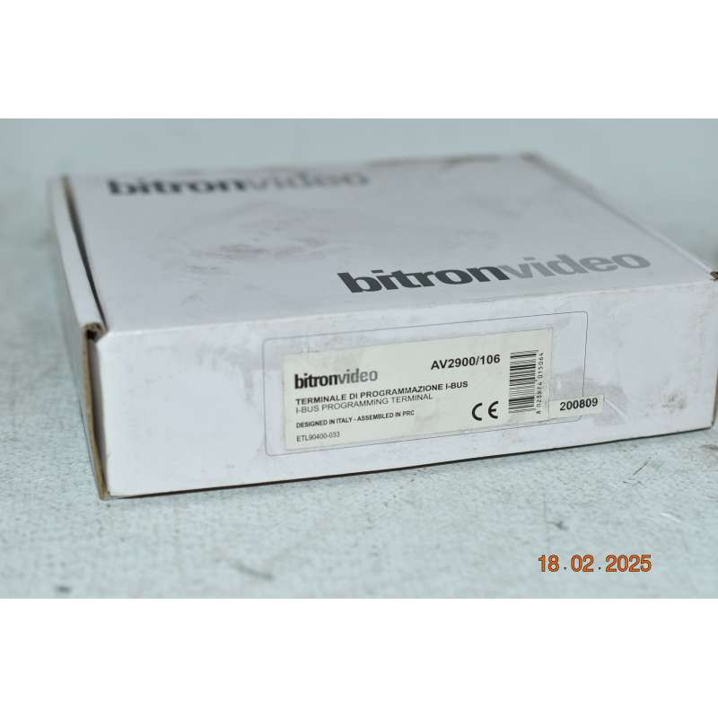 AV2900/106 Bitron Programming Terminal I-BUS