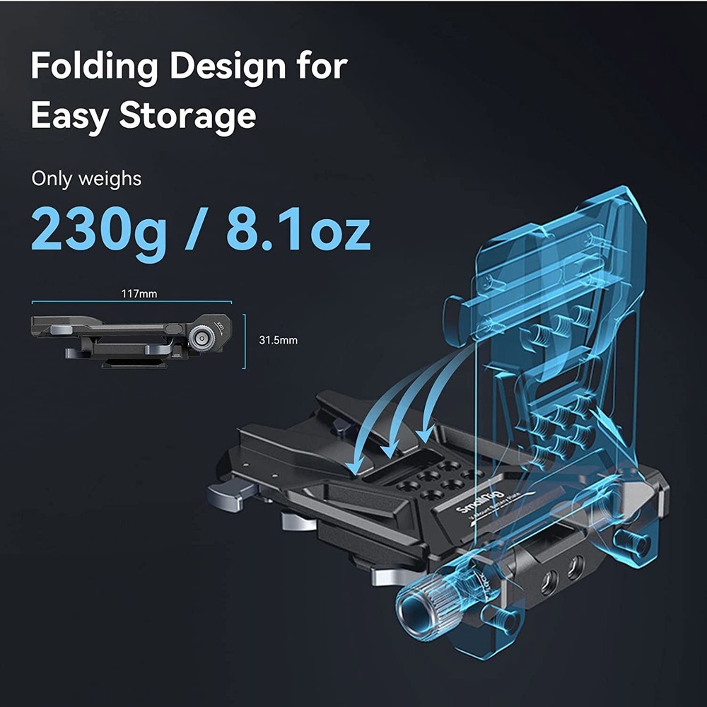 SmallRig Advanced Compact V-Mount Battery All-in-one Mounting System Solution