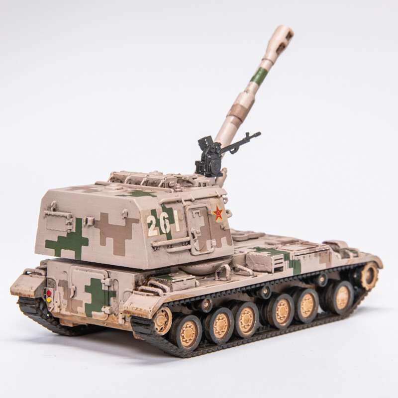 1/72 Chinese Type 83 152mm self-propelled howitzer tank model
