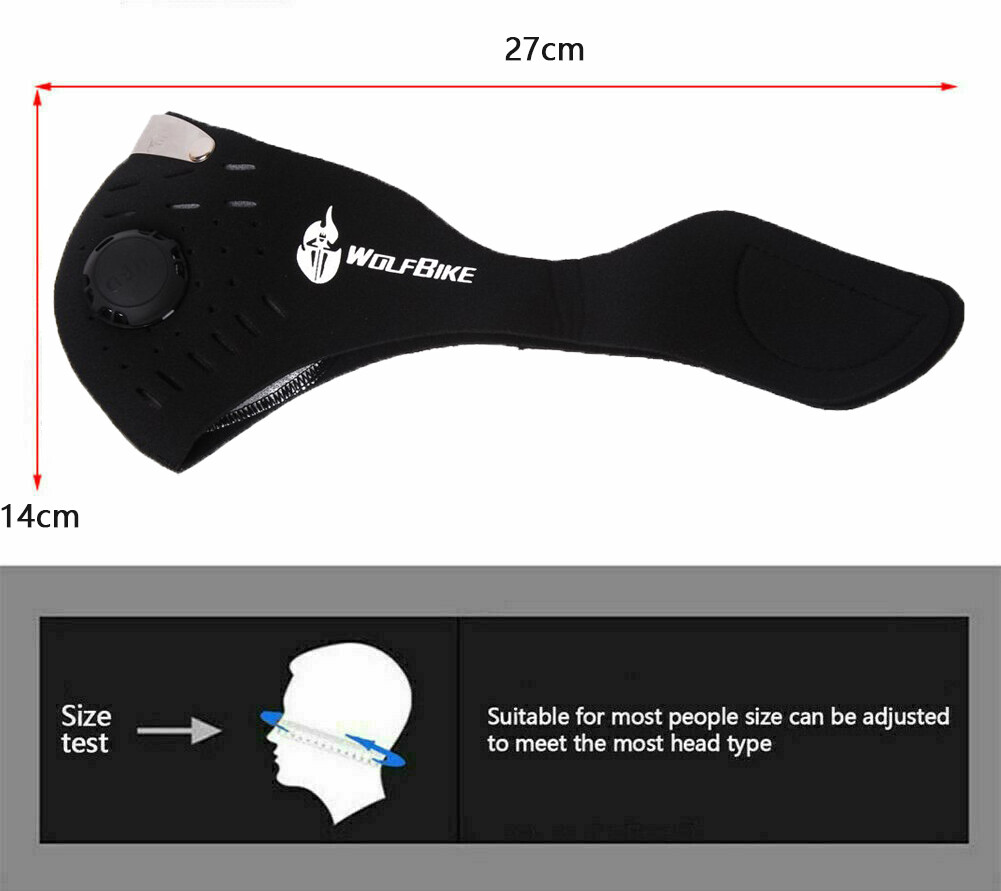 Dust Masks with 5 Carbon Filters for Woodworking Outdoor Anti-Fog Breathable