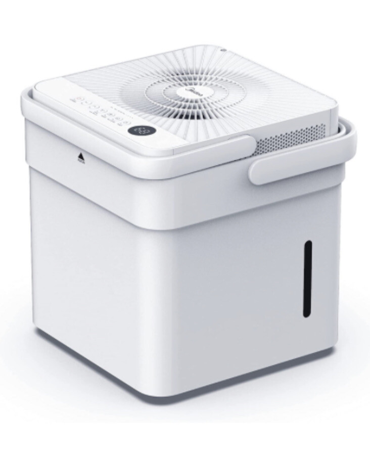 Midea 50 Pint Cube Dehumidifier with Pump - White