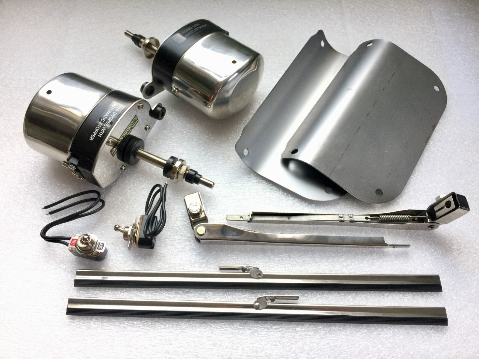 12 VOLT Windshield Wiper Motors Replacement PAIR KIT for 1939-46 CHEVROLET TRUCK