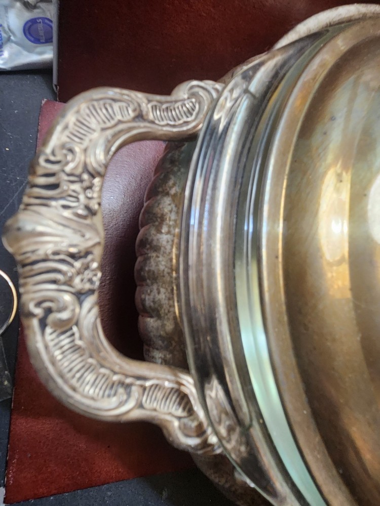 Silver Vintage Serving Pan