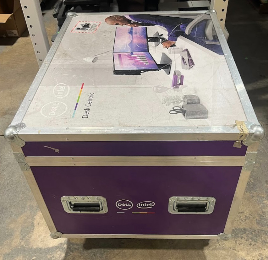 Dell Intel Desktop Demo ATA Flight Case w/ Custom Foam Insert – Case Only