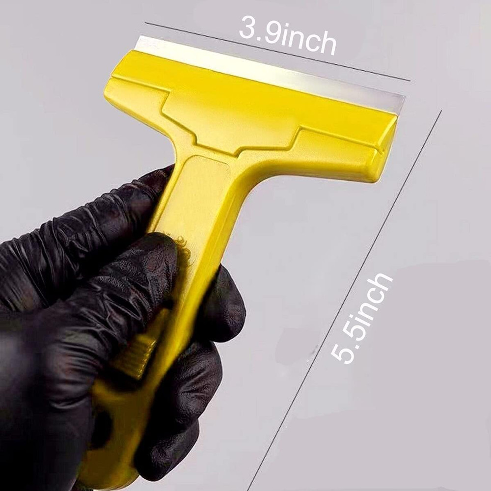 2pack Razor Blade Scraper, Industry Glass Window Scraper, Heavy Duty Cleaning...