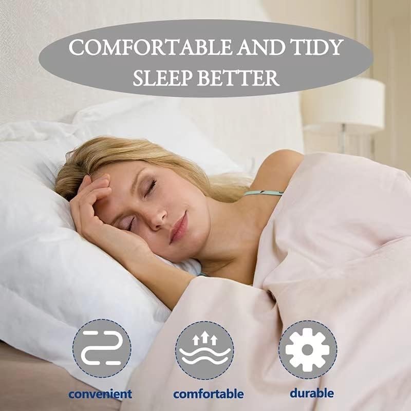 Bed Sheet Straps,Adjustable Elastic Sheet Fasteners,Secure Mattresses Covers Kee