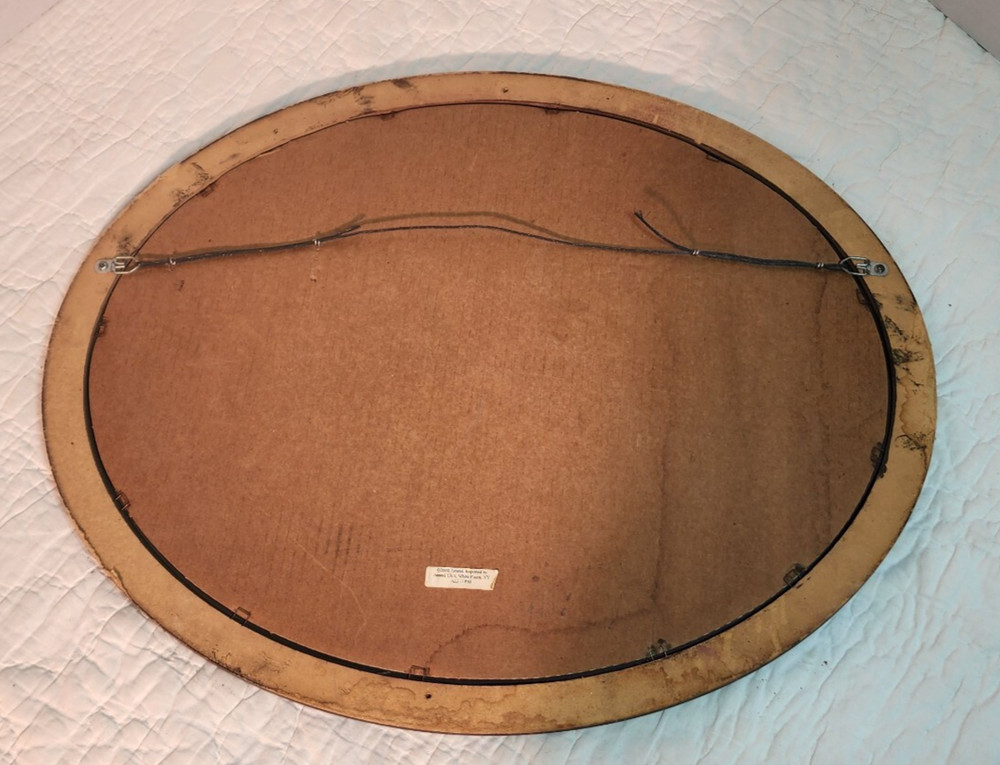 Amstel Light Beer Framed Oval Mirror