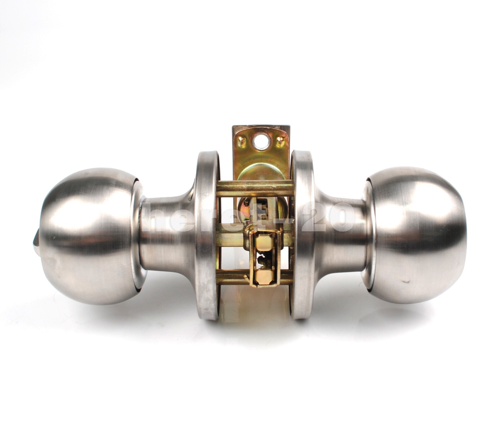 HighQuality Door Knob Privacy Lock Interior Bathroom Bedroom Stainless Steel