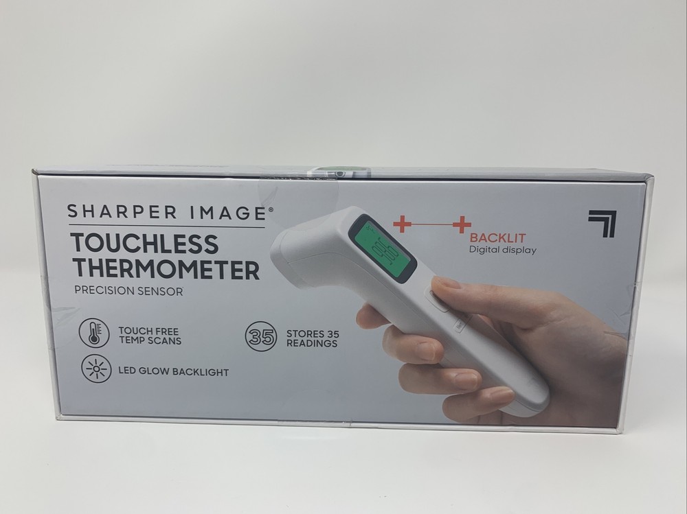 Sharper Image Touchless Thermometer - White