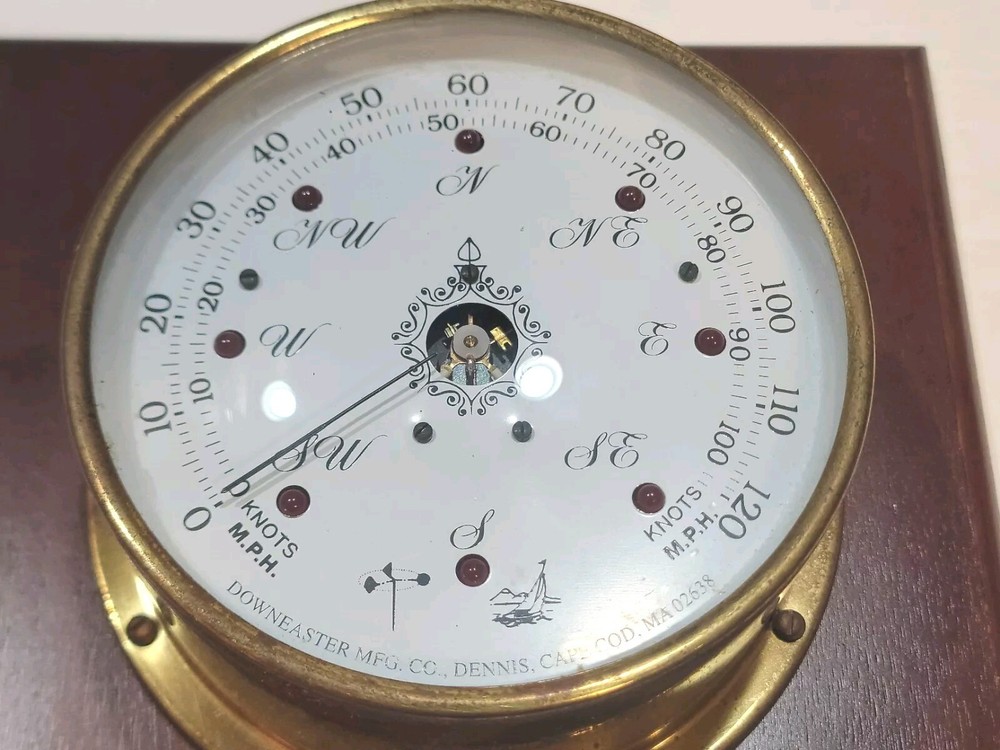 Vintagr Downeaster Medallion Wind Speed & Direction Gust Register Untested