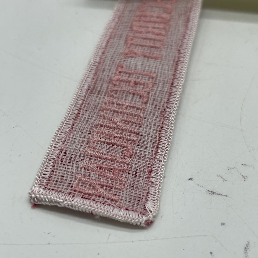 Older Security Technician Tab Patch Should Chest Label Tab Patch 4.5” Red White