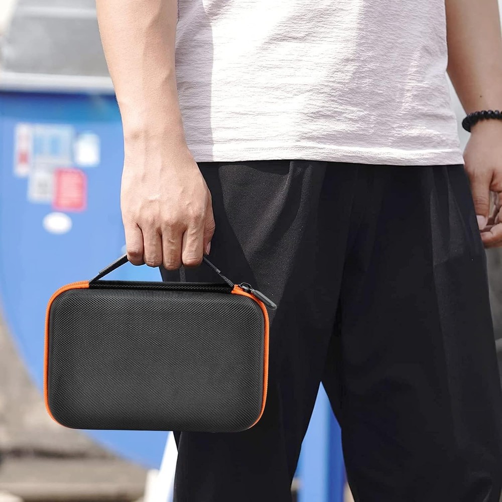 Portable Air Compressor Storage Case with Adjustable Dividers - Black Elegance