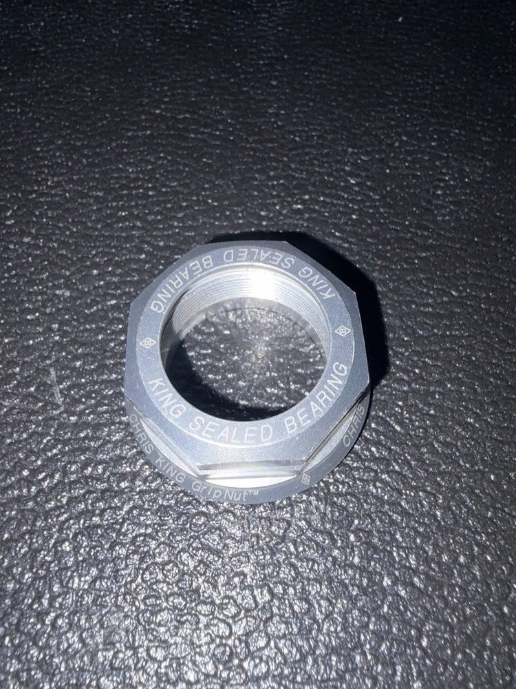 Brompton Silver Grip Nut Adapter 1-1/8 Steerer Anodized New