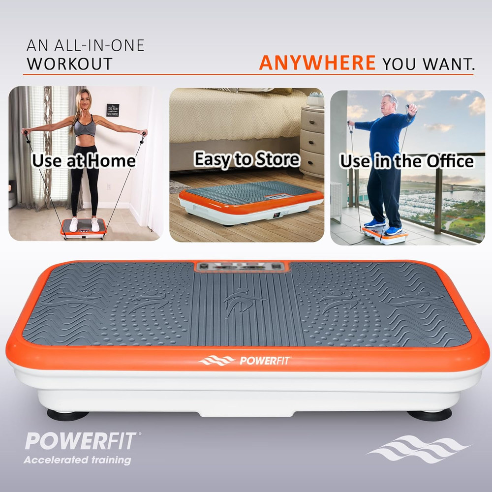 Vibration Plate Exercise Machine - Full Body Vibration Platform