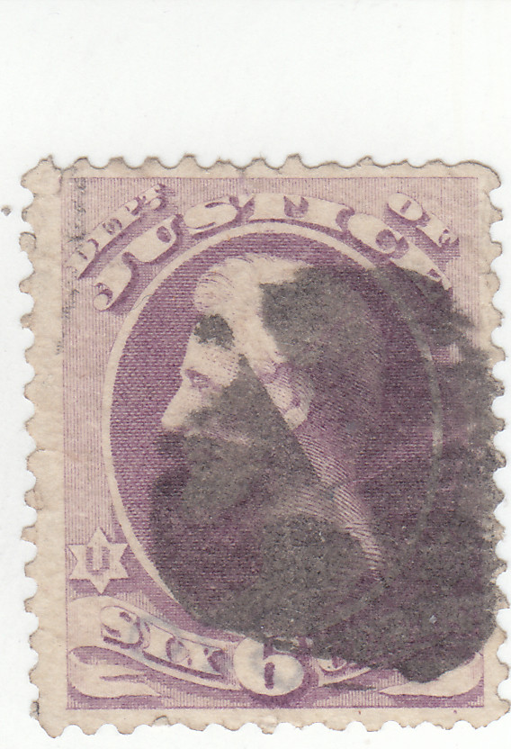 Scott # O28 -  6c Purple - Lincoln - Official Stamps - Used- $45.00 SCV
