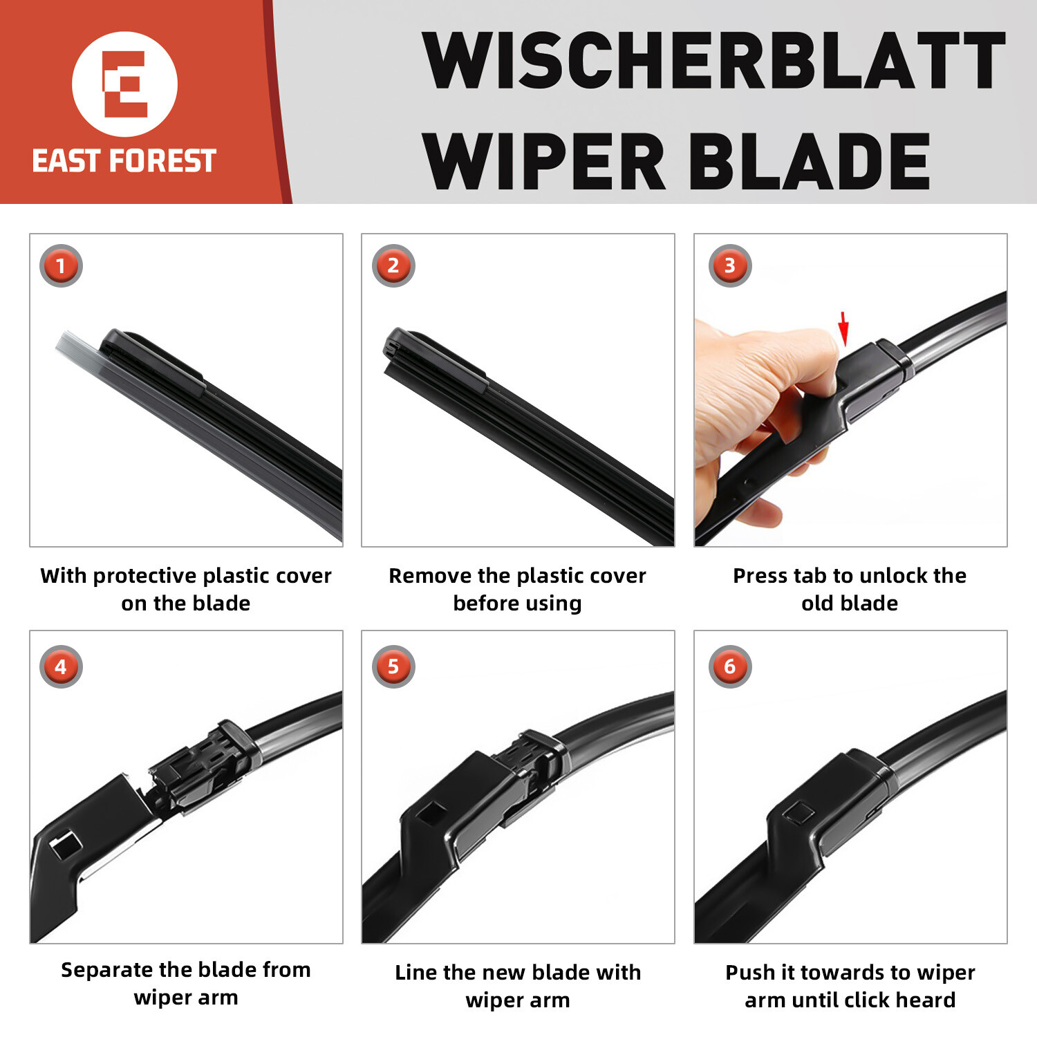 Set of 28"&21" Bracketless Windshield Wiper Blades For Ford Transit-150-250-350