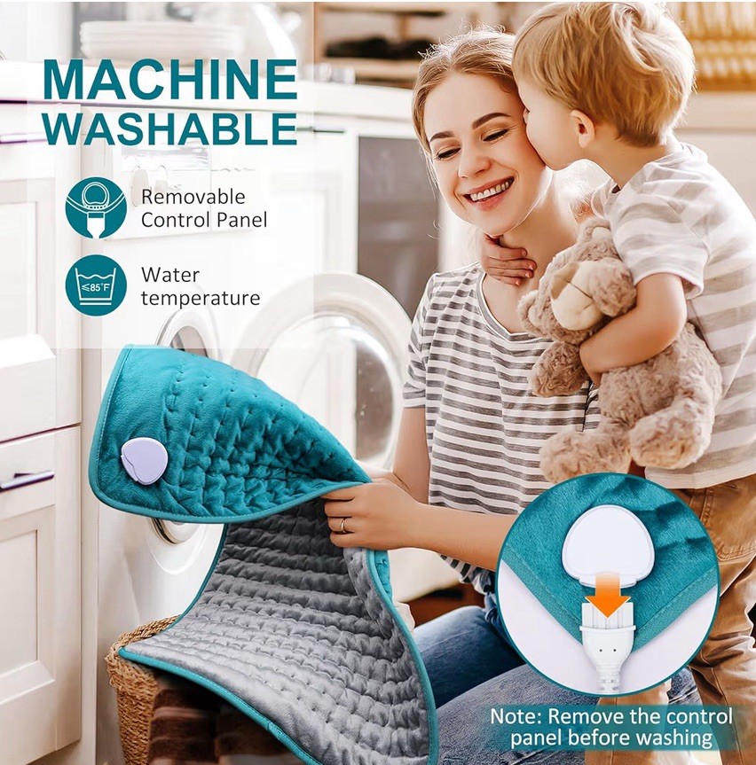 BESIGILA Electric Heating pad for Back/Shoulder/Neck/Leg/Cramps & Arthritis Pain