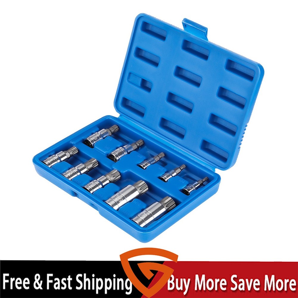 Alloy steel bits Bit Socket Set Tamper Proof w/ Case Tamper Proof with Case