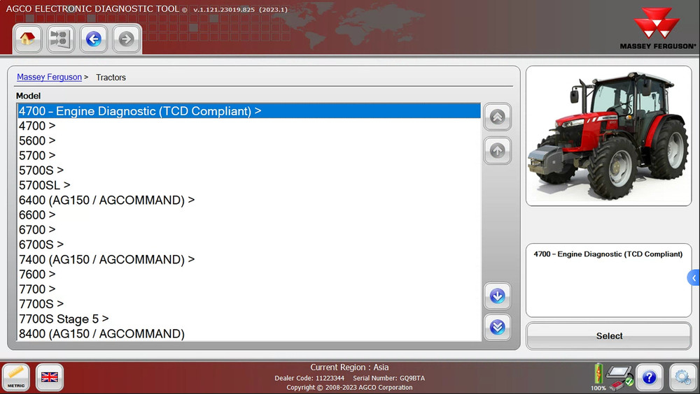 CANUSB EDT INTERFACE WITH SOFTWARE For AGCO ELECTRONIC DIAGNOSTIC TOOL
