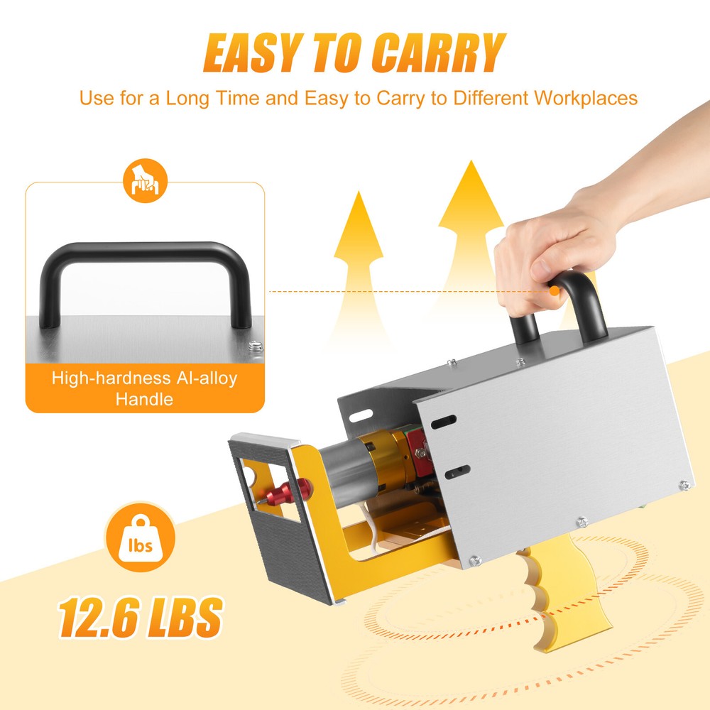 40mm/s Handheld Touch Screen Dot Peen Marking Machine for VIN Code Chassis 120W