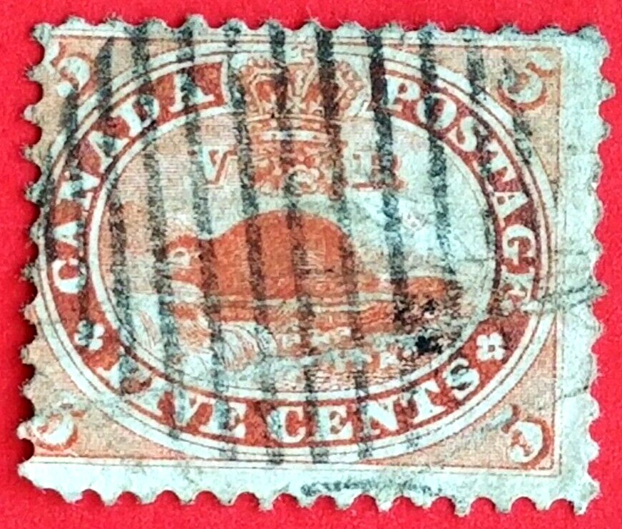 Canada Stamp #15 "First Cents Issue - Beaver" USED