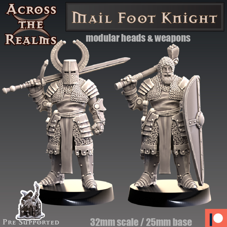 DnD Mail Foot Knight