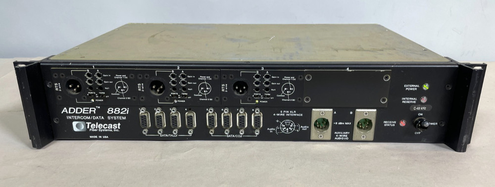 Telecast Fiber Systems Adder 882i Intercom RTS System