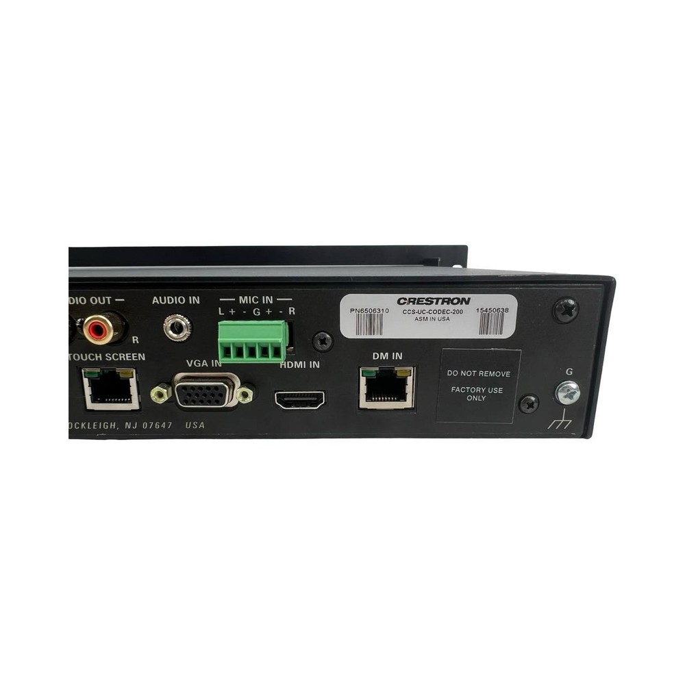 Crestron HD Collaboration System CCS-UC-CODEC-200 Codec, Tested and Working