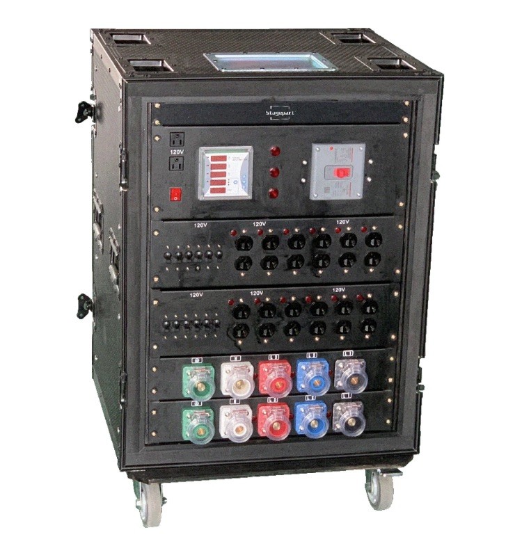 400A Edison Power Rack Socapex Edison Distribution Box for Stage Lighting