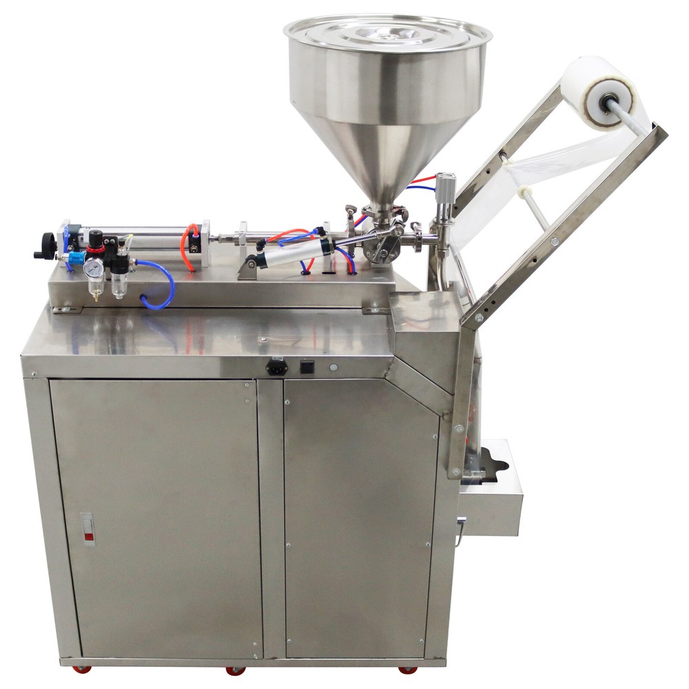 10-100ml Automatic Quantitative Paste Liquid Filling Sealing Machine 110V 0.5KW