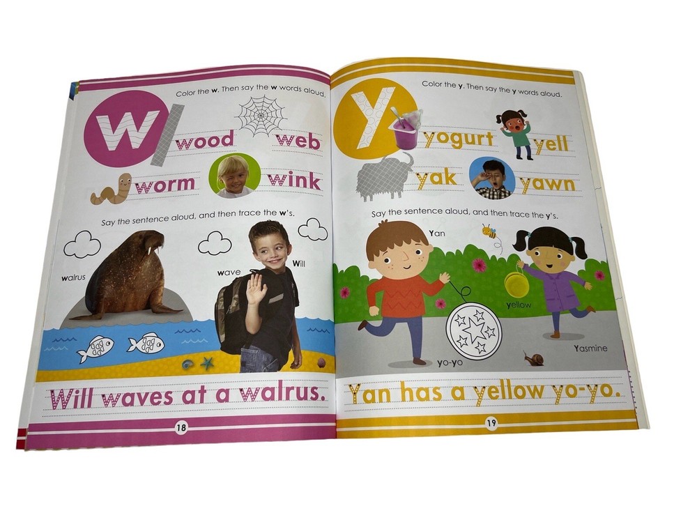 Scholastic Preschool Letter Sounds Workbook