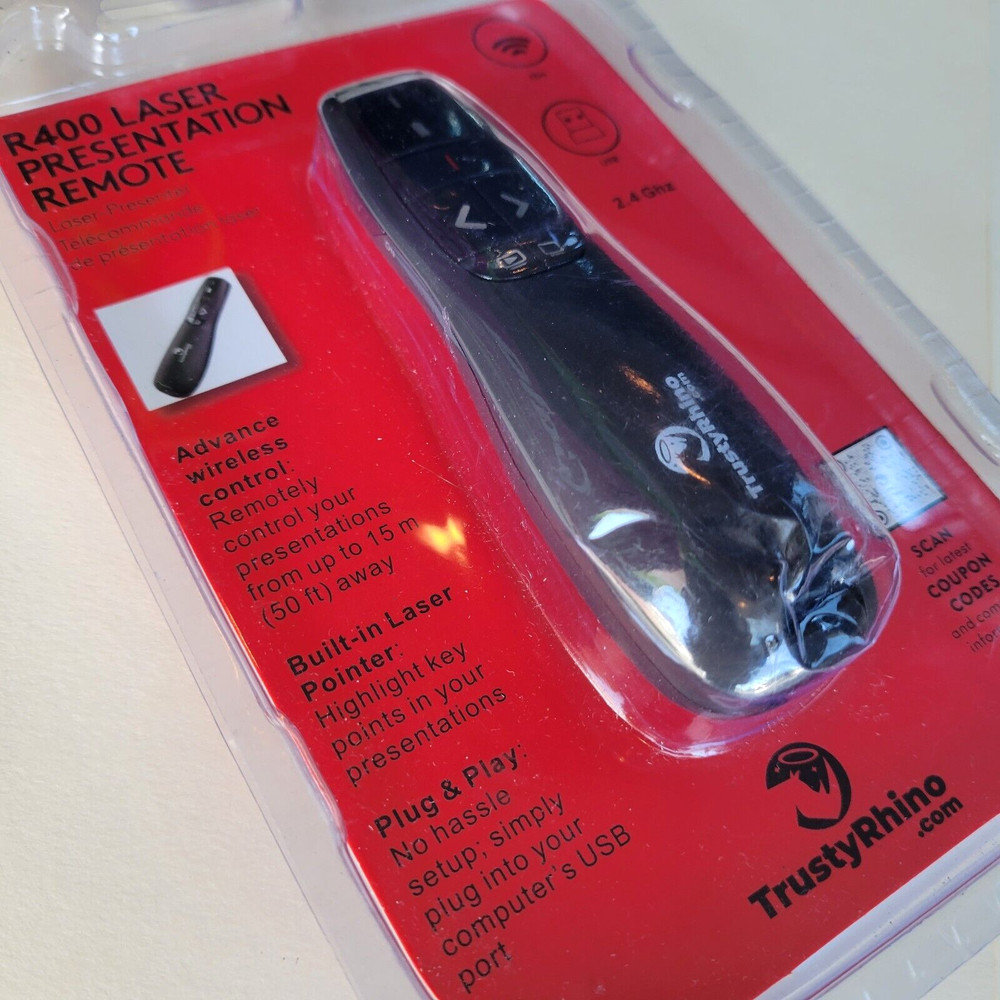 Wireless Laser Presenter R400 Wireless Laser Presentation Remote Clicker
