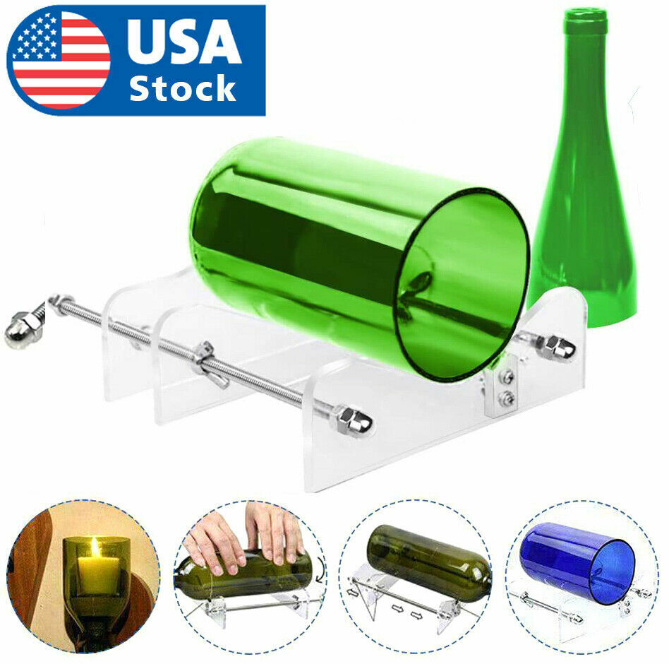 Glass Bottle Cutter Kit Beer Wine Jar DIY Cutting Machine Craft Recycle Tools US
