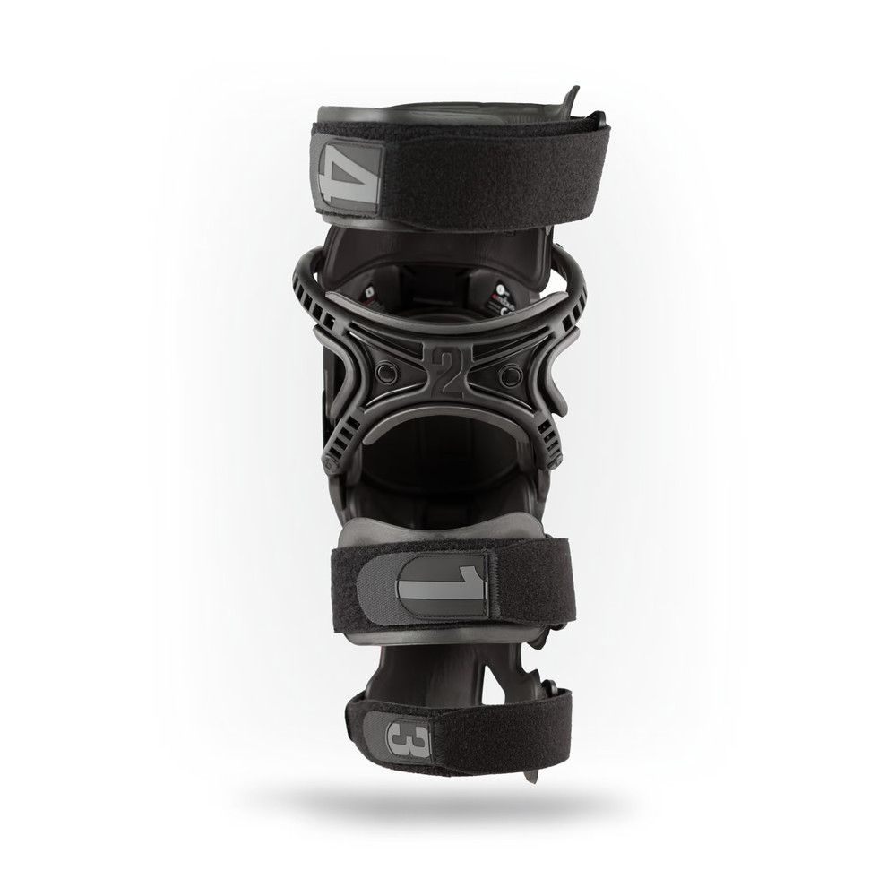 Mobius X8 MX Knee Braces - Gray - Pair - Small