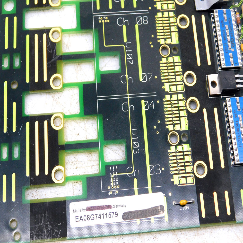 Hewlett Packard E2771A PCB Processor Board Missing Channel Mount Posts (AS/IS)