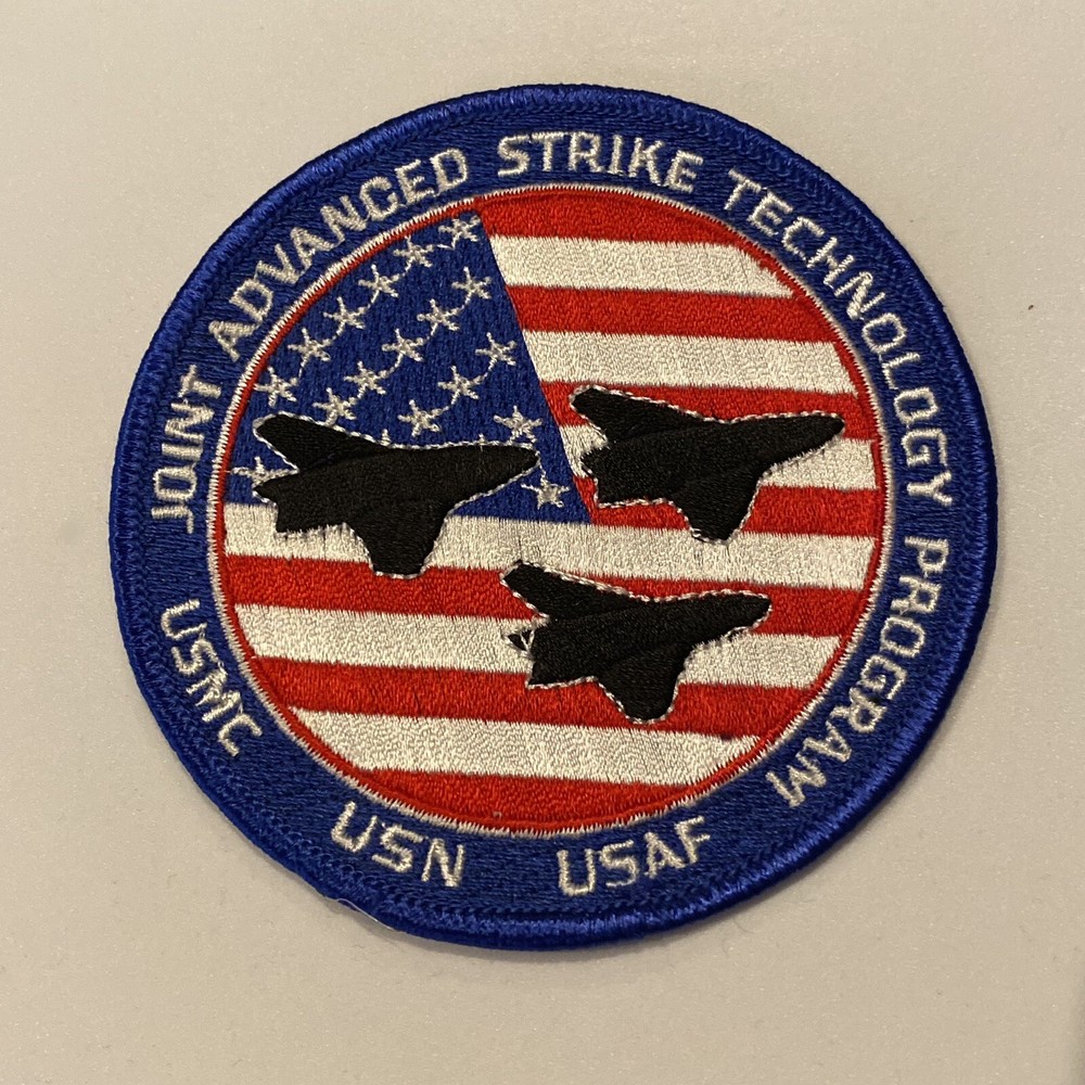 Joint Advanced Strike Technology Program JSF X-35 X-32 USMC USN USAF 4” Patch