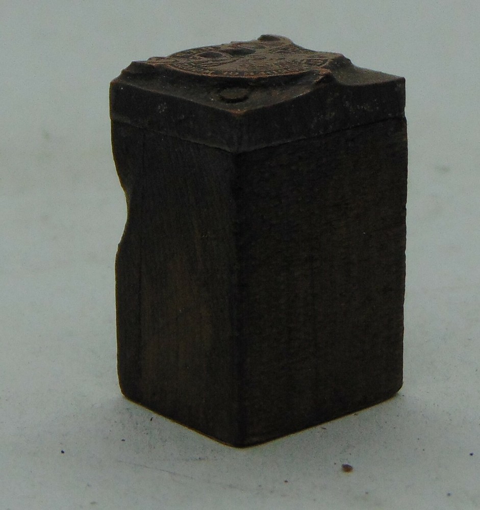 Printing Letterpress Printer Block Tiny Moose Head