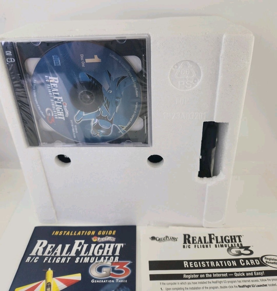 RealFlight R/C flight simulator G3 Interlink controller Plus by Futaba 3D +