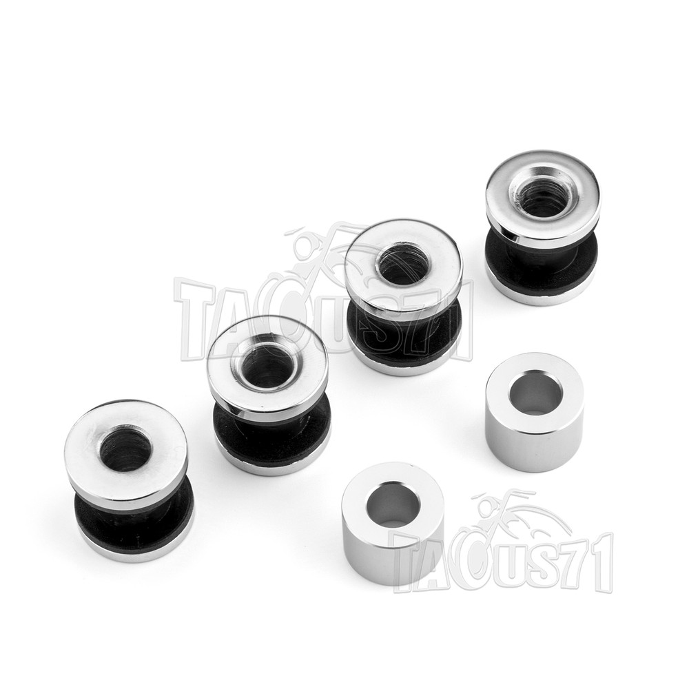 Sissy Backrests Rack Quick Release Docking Hardware Kit for Harley Touring 09-24