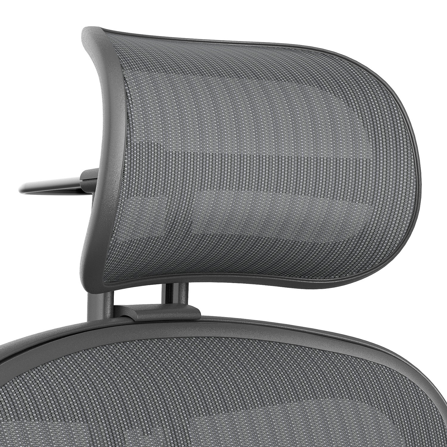 Atlas The Best Headrest for the Herman Miller Aeron Chair - Graphite Remastered
