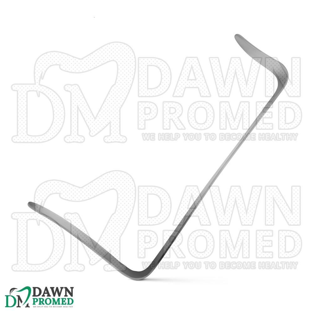 Deaver Retractor 1" x 9" Double Ended Solid Handle Surgical Instrument German Gr