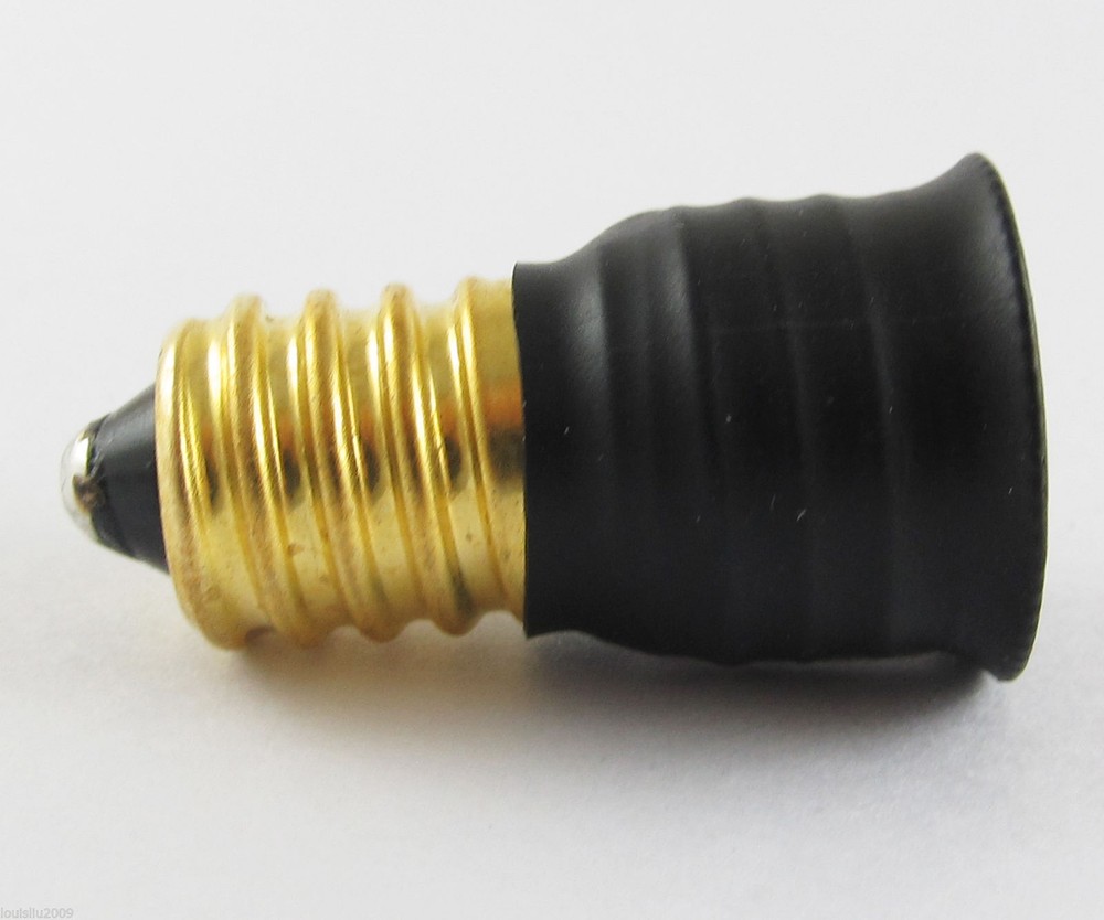 E14 to E17 Candelabra Base Socket LED Light Bulb Lamp Adapter Converter Holder