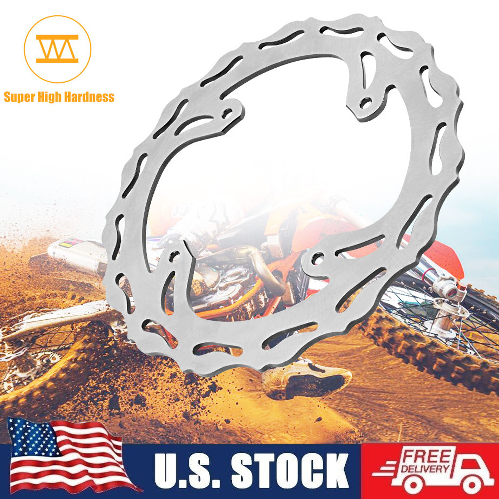 Rear Brake Disc Rotor For Honda CR125R CR250R CRF 250R 250X CRF450R CRF450X